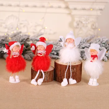 Нова Година 2023 Коледен Ангел Кукли Коледна Украса за Окачване Коледна Украса за Дома 2022 Натал Навидад Коледни Подаръци 2