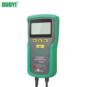 DUOYI DY23C Автомобилен Тестер за Спирачна течност Точен Тест за Проверка на Съдържанието на Вода в Автомобилна Спирачна течност Универсално качество на масло DOT 3/4/5,1 1
