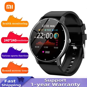Въведете mi Нови 2022 Мъжки Умни часовници Дамски Водоустойчив Умни часовници за фитнес с сърдечния Ритъм Мъжки Умни часове за упражнения, iPhone, Android Huawei, Xiaomi