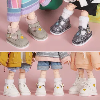 ob11 детски обувки обувки, маратонки, Подходящи за obitsu11, molly, holala, ob24 1/8 1/12bjd стоп-моушън обувки и аксесоари за кукли Скъпа играчка обувки