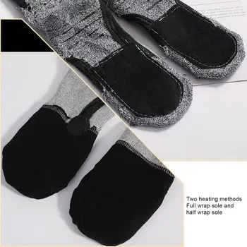 Чорапи с нагревател 3-степенна Корекция на температурата Чорапи с топъл Акумулаторни Електрически Чорапи с акумулаторна батерия с капацитет 5000 mah За употреба на открито 2