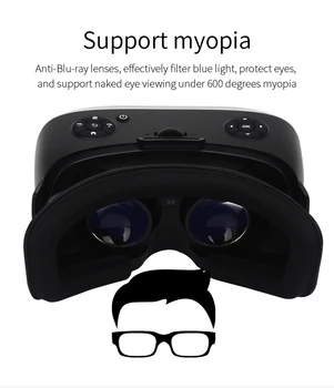 VR интегрирана машина 2K HD WIFI 3D Смарт очила 3G 16G Всичко в едно VR Очила за виртуална реалност С ефекта на Потапяне VR Каска Кутия 3