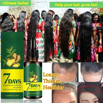2022 Нова Копър Олио за Растеж на коса, Естествена Течност за Растежа на Косата, Китайска Билкова Копър, Масло за Черни Жени 0