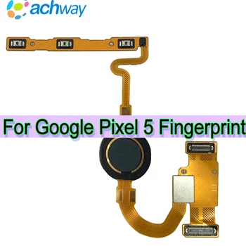 Тестван за Google Pixel 5 Банка за пръстови отпечатъци със сензор за пръстови Отпечатъци Мобилен Телефон Гъвкав Кабел Скенер Сензорни Резервни Части
