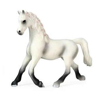 Имитация на животински модел на коня детска играчка от твърда статична Липизама кон на сцената украса на ръководство 0