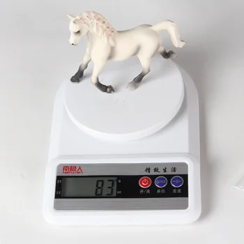 Имитация на животински модел на коня детска играчка от твърда статична Липизама кон на сцената украса на ръководство 5