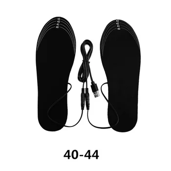 USB Акумулаторни Стелки С Топъл Размер 35-46 САМ Адаптивни Електрическа Обувки С Топъл Подложка за работа на Открито и Ски през Зимните Гети За Крака 2