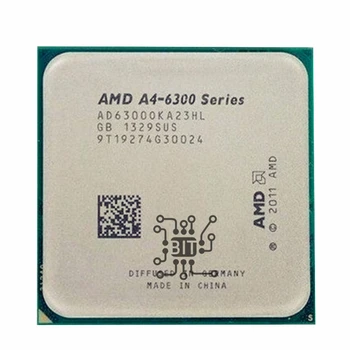 AMD A4-Series A4 6300 A4 6300k Двуядрен процесор на AD6300OKA23HL /AD630BOKA23HL Гнездо FM2 0