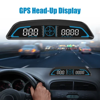 Универсални Автомобилни Електронни Аксесоари Smart Digital Alarm Reminder Meter G3 GPS HUD Heads Up Дисплей Автомобилен Скоростомер HD