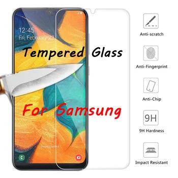 Защитно фолио за телефон 9H за Samsung A50 A10 A20 A30 A40 от закалено стъкло за Galaxy M40 A70 A80 A90 A60 M10 М 20 M30