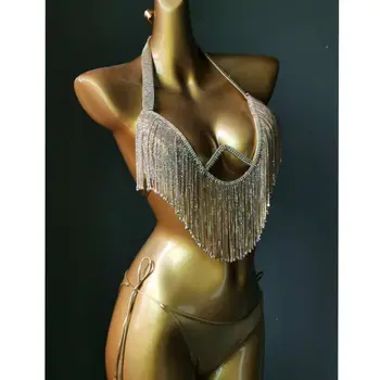 2021 Венера ваканция нов стил диамантени четката комплект бикини с пайети секси женски бански костюм, с блестящи камъни бански crystal плуване 1