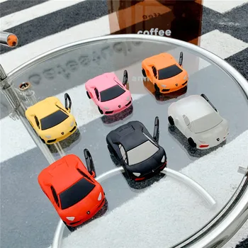 Креативен 3D Спортен Автомобил Калъф За Airpods Мек Силиконов Калъф С Брелком За Apple Airpods 1 2 3 Pro Защитен Калъф За Слушалки