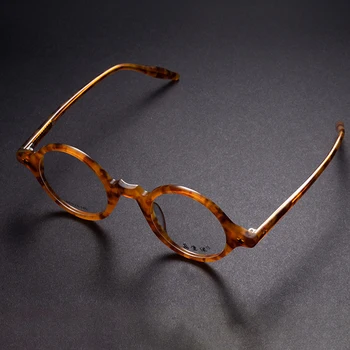 Ацетатная Рамки За Очила Мъжки И Женски Реколта Прозрачни Кръгли Очила За Очите Оптични Предписани Рамки За Очила Очила Oculos