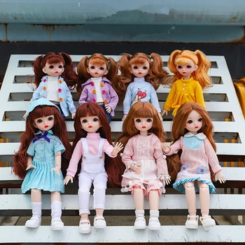 Новост 2020 г., 30 см, Аксесоари за кукли BJD, 12 Инча, куклено рокля за кукольной Дрехи, Детска рокля 