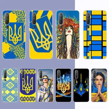 Калъф за мобилен телефон с флага на Украйна за Samsung S21 A10 за Redmi Note 7 9 за Huawei P30Pro Honor 8X 10i калъф
