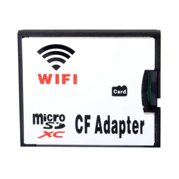 Адаптер Xiwai WIFI Карта с Памет TF Micro SD слот за CF Compact Flash Card Комплект за Цифров Фотоапарат 1