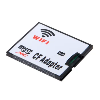 Адаптер Xiwai WIFI Карта с Памет TF Micro SD слот за CF Compact Flash Card Комплект за Цифров Фотоапарат 5