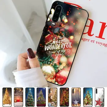 Коледна Празнична Коледна Елха Калъф за Телефон Huawei P30 40 20 10 8 9 lite pro plus Psmart2019