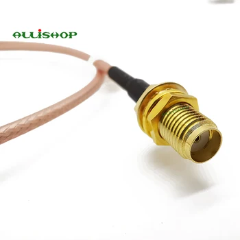 ALLiSHOP 3/6/9/12 метра sma plug-конектор sma plug-жак Удлинительный кабел RF Коаксиални Конектори за Wi-Fi FPV 3