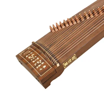 163 см Guzheng Цитра Guqin Китайски Стил с Ръчно изработени на Традиционните Черно Дърво Материал Сценичното Представяне на Струнен Музикален Инструмент