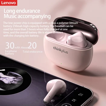 Lenovo X15Pro Безжични Bluetooth Слушалки AAC/SBC Аудио Декодиране Сабвуферные Слушалки Lenovo с Шумопотискане Сензорни Слушалки 2