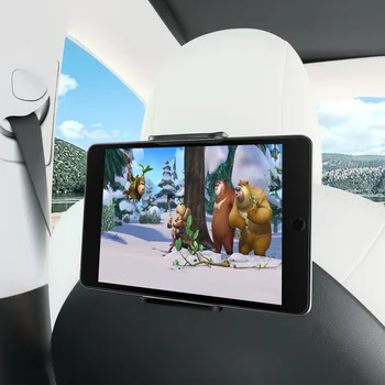 Кола За Телефон На Задната Седалка На Tesla, Модел 3 Y Със Завъртане На 360 Градуса на облегалката за глава стойка За Мобилен Телефон iPad Скоба Поставка Автомобилни Аксесоари 0