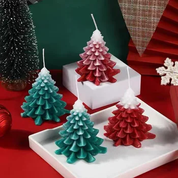 творческо украса на атмосферата на Коледа елхата с ръчно подарък направи си САМ ръчно изработени Коледни ароматерапевтические свещи са ръчно изработени