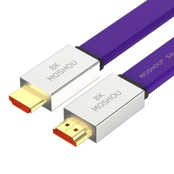 8K HDMI-съвместими 2.1 Кабели HDCP2.2 ARC MOSHOU 1 м 2 м 3 м 4 м Видео Кабел 5
