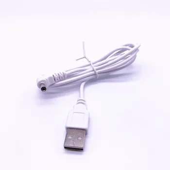 USB A към DC 3,5 мм / 1,35 mm 5 Волтов конектор dc Конектор за захранване 100 см 3 метра Бял / Черен