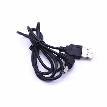 USB A към DC 3,5 мм / 1,35 mm 5 Волтов конектор dc Конектор за захранване 100 см 3 метра Бял / Черен 4