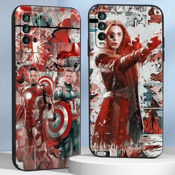Калъфи за телефони Marvel Отмъстителите Comics за Xiaomi Redmi 7 7A 9 9A 9T 8A 8 2021 7 8 Pro Note 8 9 Note 9T делото Funda