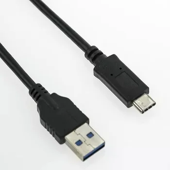 30 см на 50 см, 1 м и 1,5 м USB 3,0 3,1 Тип C Штекерный USB конектор-C За тип A Мъжки Реверсивная линия за бързо зареждане на Данни Къс кабел 0