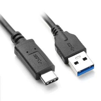 30 см на 50 см, 1 м и 1,5 м USB 3,0 3,1 Тип C Штекерный USB конектор-C За тип A Мъжки Реверсивная линия за бързо зареждане на Данни Къс кабел 3