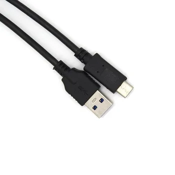 30 см на 50 см, 1 м и 1,5 м USB 3,0 3,1 Тип C Штекерный USB конектор-C За тип A Мъжки Реверсивная линия за бързо зареждане на Данни Къс кабел 5