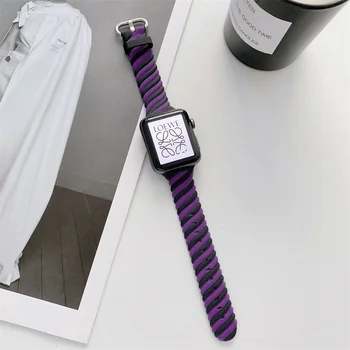 Силиконов ремък За Apple Watch band 44 мм 40 мм 42 мм 38 мм 41 мм 45 мм correa каишка за часовник гривна iWatch series 1 2 3 4 5 6 se 7 5