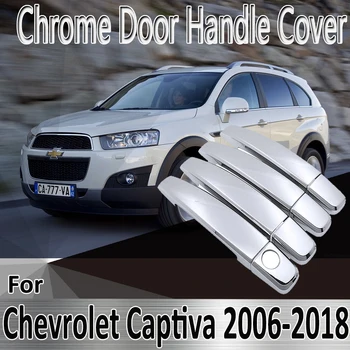 за Chevrolet Holden Captiva, Daewoo Winstorm 2006 ~ 2018 Стайлинг Стикер за Декорация Хромирана Врата копчето на Кутията Ремонт на Автомобилни Аксесоари