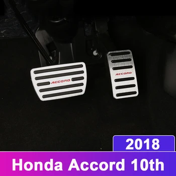 Автомобилен Стайлинг на Педала на Газта Педала на Спирачката Нескользящие Накладки На Педалите Калъф За Honda Accord 10th 2018 Аксесоари 3