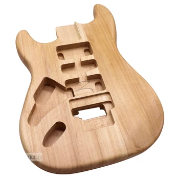 Корпус електрически китари Left Hand ST От дърво топола Естествен цвят Ширина джоба 5,7 см