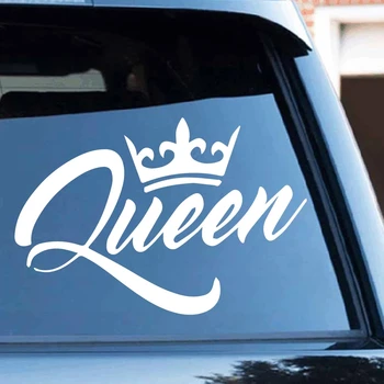 Артистичен Дизайн Queen Стикери За Автомобили Винил За Автомобили Страхотен Декор Прозореца На Колата Лидер В Продажбите 0