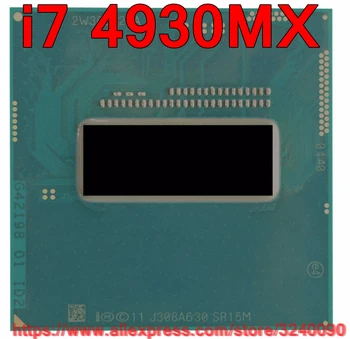 Оригиналния cpu lntel Core i7-4930mx SR15M (8 м Кеш/3,0 Ghz-3,9 Ghz/Quad-core) Процесор за лаптоп i7-4930mx Безплатна доставка 
