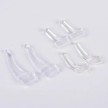 10 Чифта меки прозрачни Противоскользящих силиконови ушни куки титуляр на върха за виска аксесоари за очила