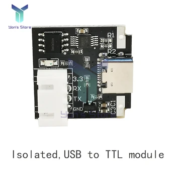 Изолиран от USB към TTL USB-C към серийния порт на UART Модул за Изтегляне на Кабел Обновяване Четка Светеща Машина Индустриален клас 3,3 1