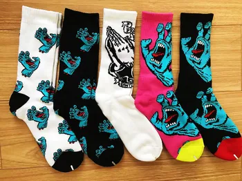 Чорапи Мъжки Забавни Зимни Ботуши на Дядо Кричащая Ръка Круз Минерални Спортни Чорапи за Жени Calcetines RVCA Hombre Mujer 4