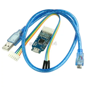 OB ARM Емулатор Дебъгер Програмист за Зареждане Замени V8 SWD M74 за Arduino J-Link с кабел Micro USB 4-Пинов Свързващ Проводник