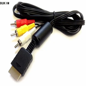 BUKIM Висококачествен кабел RCA AV Аудио-Видео Кабел за TV за Play station за конзоли PS1/PS2/PS3