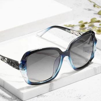 2021 Висококачествени Модерни Кръгли Поляризирани Слънчеви Очила За Мъже И Жени, Маркови Дизайнерски Vintage Слънчеви Очила Polaroid, Дамски Слънчеви Очила с UV400