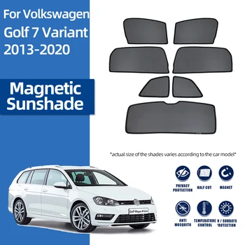 За Volkswagen VW Golf 7 Вариант Alltrack 2012-2020 Магнитен Авто Козирка Щит на предното Стъкло, Предното и Задното Странично Прозорец на сенника