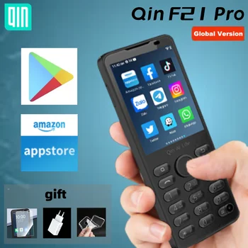 Глобалната версия на Duoqin Phone F21 Pro Dual версия на Google и УИДЖЕТ f21pro Android 11 Смартфон Малък Мобилен телефон Безплатна доставка