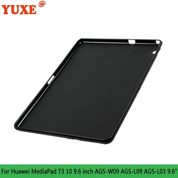 Калъф за таблет Huawei MediaPad T3 10 9,6 инча AGS-W09 AGS-L09 AGS-L03 Funda делото от TPU Силиконов Калъф от падане за t3 9,6 