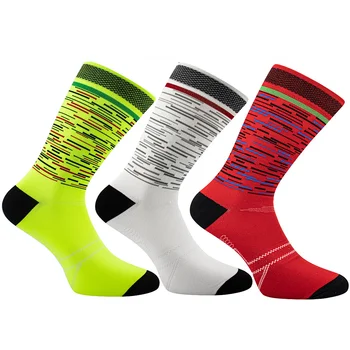 Нов стил, Колоездене, Чорапи, Дишащи Спортни Чорапи за Колоездене На Открито, Чорапи За Бейзбол, Мъжки И Дамски Чорапи За Бягане